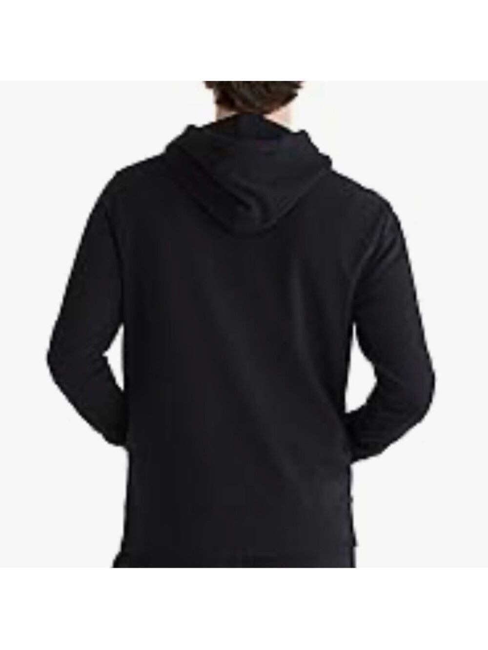 AEROPOSTALE Aero New York City Embroidered Box Logo Popover Black Hoodie - Picture 2 of 9